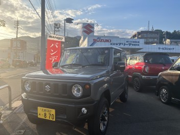 ジムニー試乗して頂きました。
